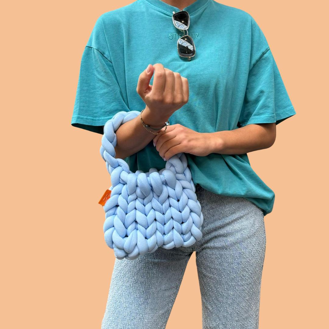 Knitted Baby Blue