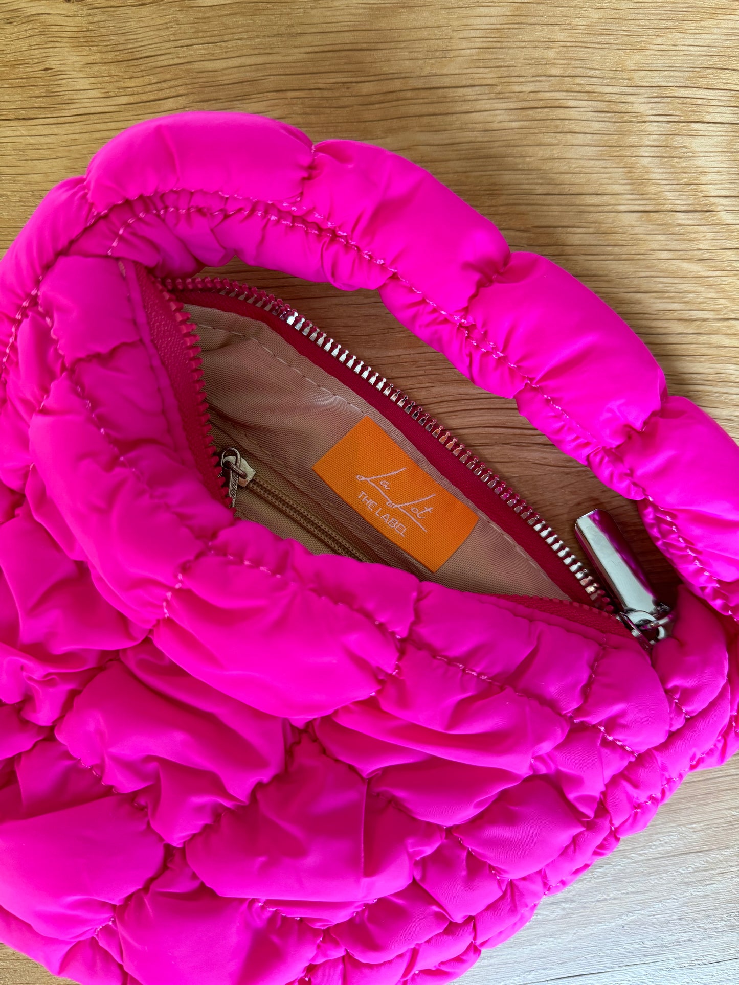 Puffer Clutch Pink