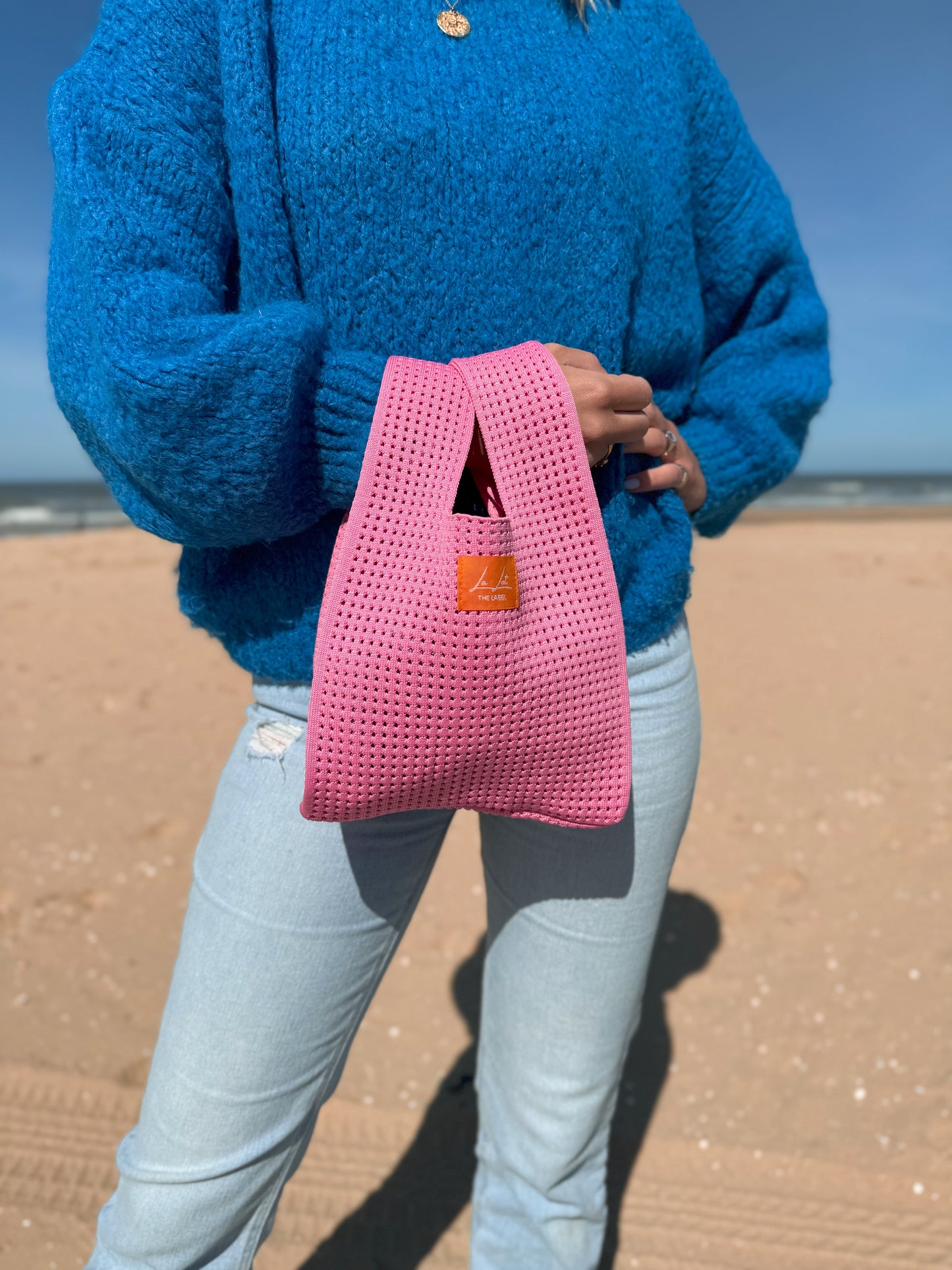 Mini Beach Bag Pink